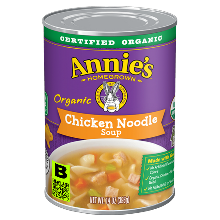 Annie’s Organic Chicken Noodle Soup (14 oz can)